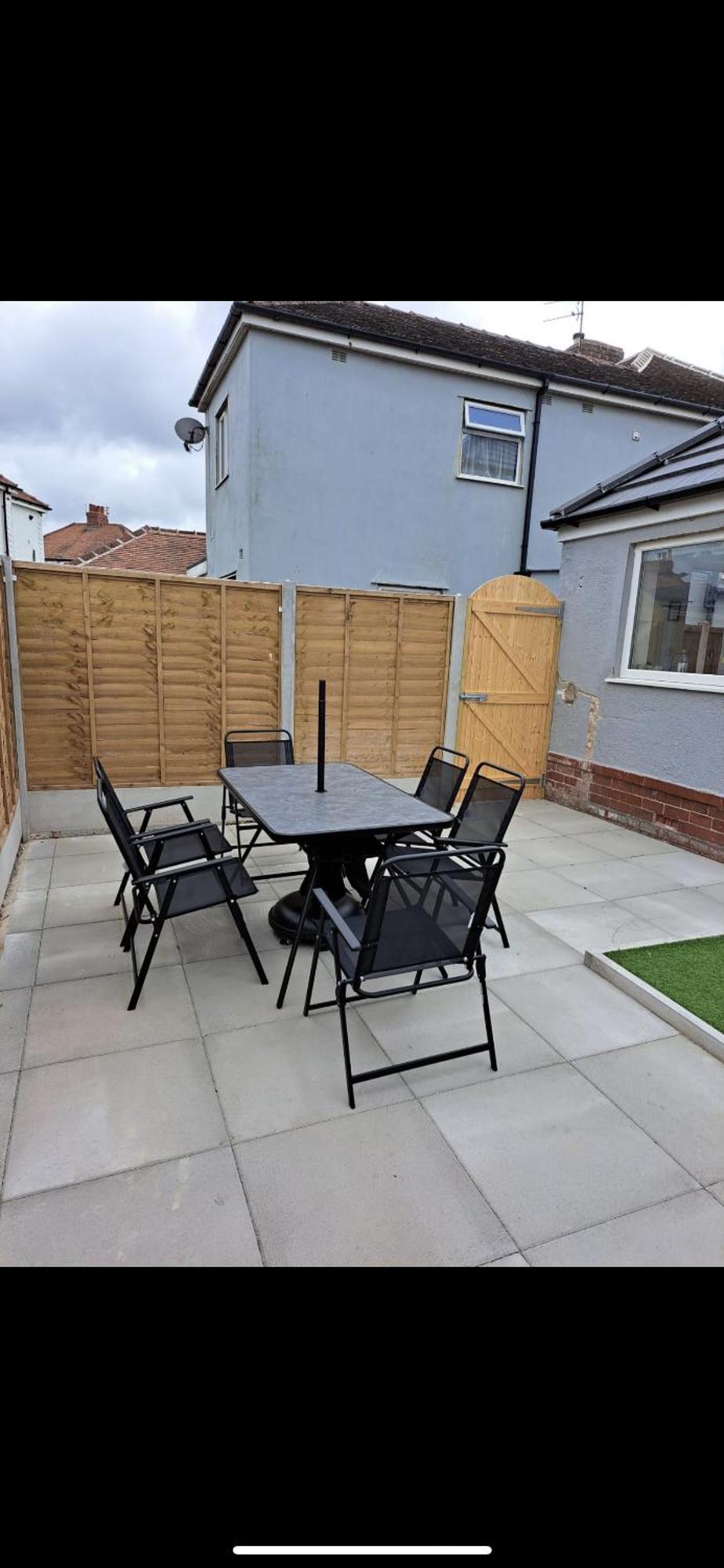 Wave Stays - Ground Floor Apartment - Outside Seating Area Cleveleys Exterior foto